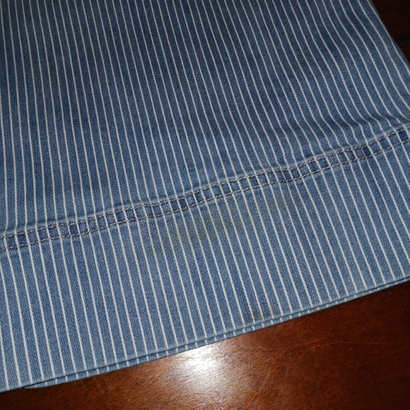 Idyllwind Women's Blue High Rise Striped Jeans - Picture 9 of 9